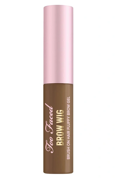 Shop Too Faced Brow Wig Brush On Brow Gel In Soft Brown