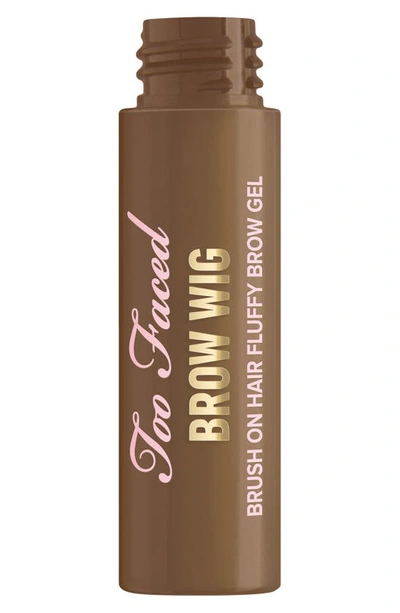Shop Too Faced Brow Wig Brush On Brow Gel In Soft Brown