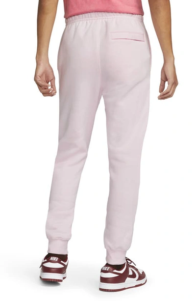 Shop Nike Club Pocket Fleece Joggers In Pink Foam/ White