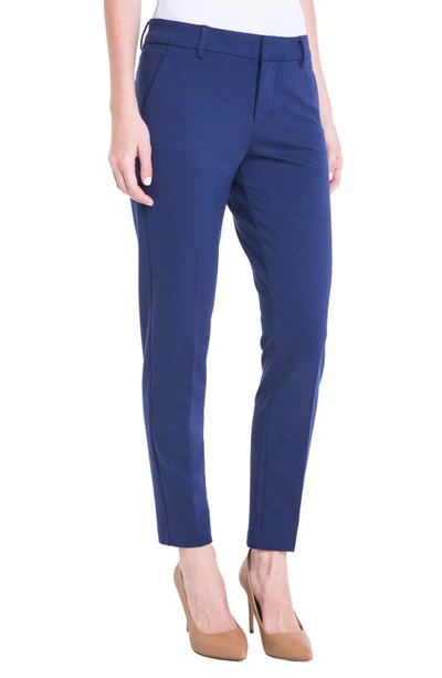 Shop Liverpool Jeans Company Kelsey Knit Trousers In Medieval Blue