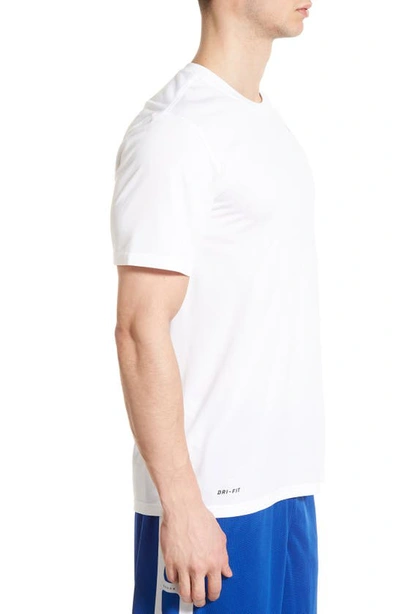 Shop Nike Legend 2.0 Dri-fit Training T-shirt In White/black