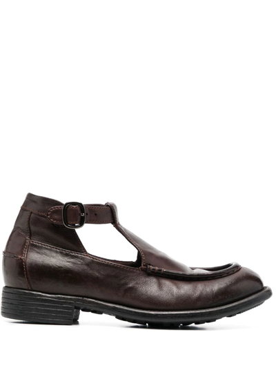 Shop Officine Creative Calixte Low-heel Loafers In Brown