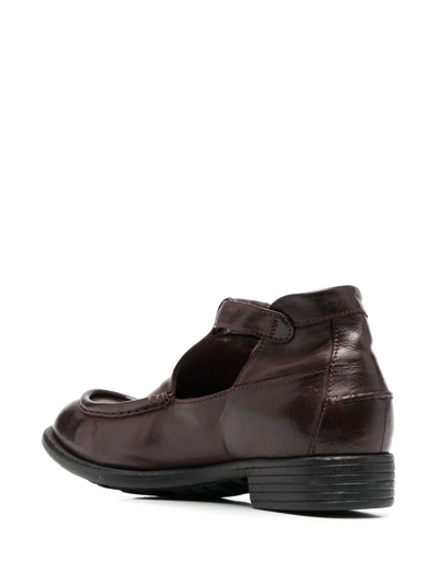 Shop Officine Creative Calixte Low-heel Loafers In Brown