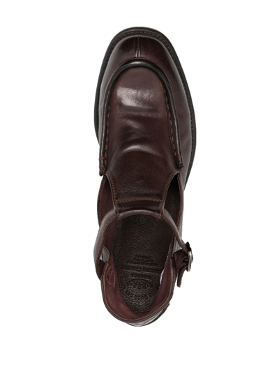 Officine Creative Calixte Low-heel Loafers In Brown