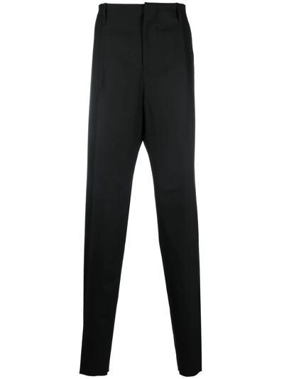 Versace Men's Formal Pants Loose Fit In Black