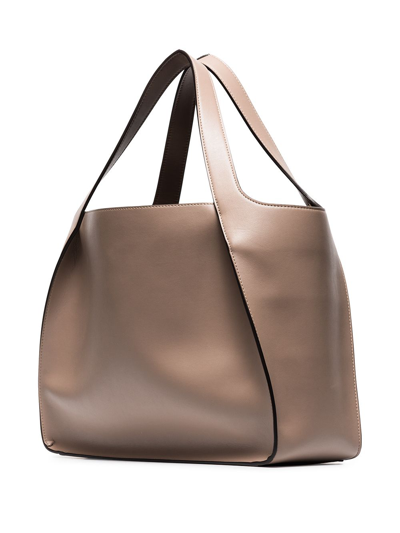 Shop Stella Mccartney Eco Soft Tote Bag Bags In Brown