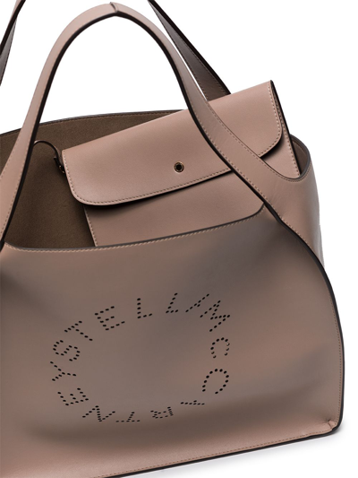 Shop Stella Mccartney Eco Soft Tote Bag Bags In Brown