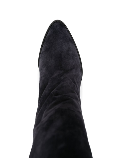 Shop Isabel Marant Riria Thigh-high Boots In Black