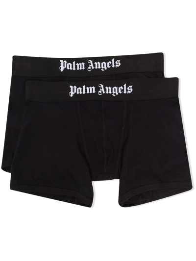 Shop Palm Angels Underwear Black