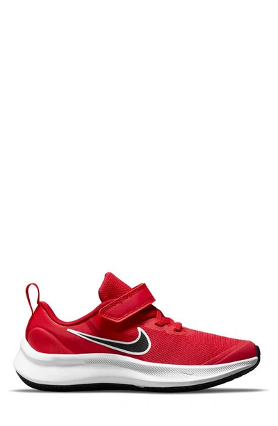 Shop Nike Star Runner 3 Running Shoe In University Red/ Black