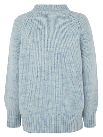 Shop Maison Margiela Women's Blue Other Materials Sweater