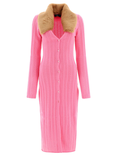Shop Blumarine Women's  Pink Other Materials Dress