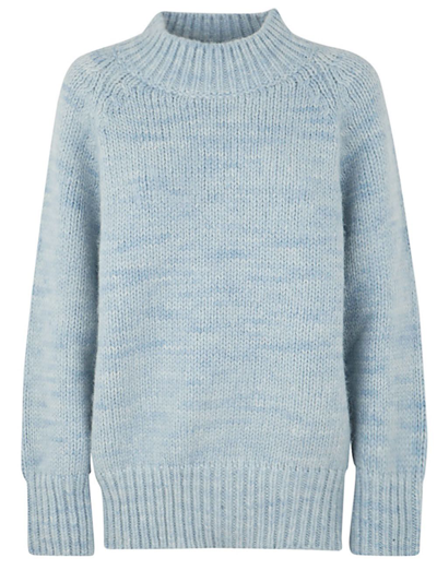 Shop Maison Margiela Women's  Blue Other Materials Sweater