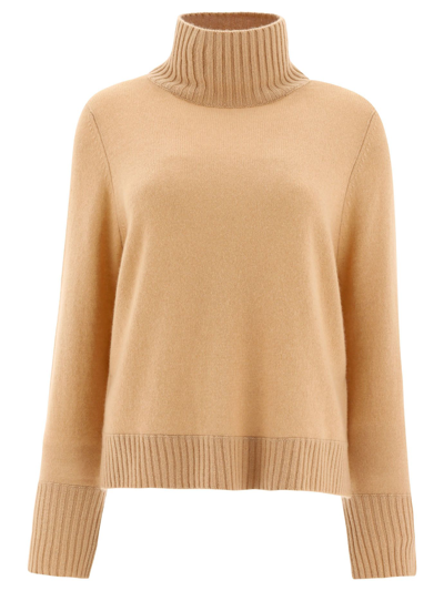 Shop Allude Women's  Beige Other Materials Sweater