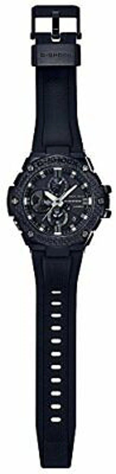 Pre-owned Casio [] Watch G-shock G-steel Carbon Edition Smartphone Linkmodel Gst-b100x-1aj