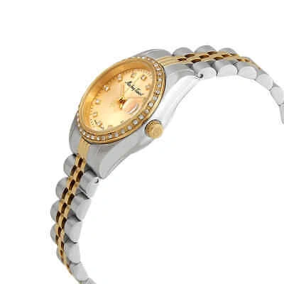 Pre-owned Mathey-tissot Mathy Iv Champagne Dial Ladies Watch D709bdqi