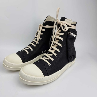 Pre-owned Drkshdw Ramones Cargo Sneakers Size 41 In Black