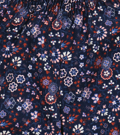 The New Society Baby Felicity Corduroy Cotton Pants In Blue
