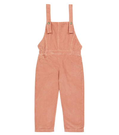 The New Society Zoe Corduroy Cotton Overalls In Petal