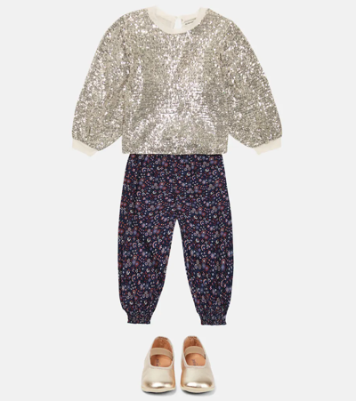 The New Society Felicity Corduroy Cotton Pants In Felicity Liberty Print