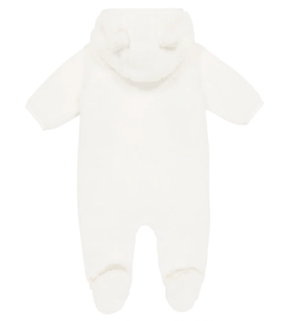 Shop Polo Ralph Lauren Baby Teddy Onesie In White