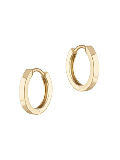 Shop Alexa Leigh Women's 18k Gold-filled Huggie Hoop Earrings