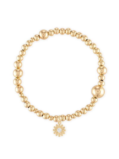 Shop Alexa Leigh Women's 14k Gold-filled Multisized Ball Charm Bracelet