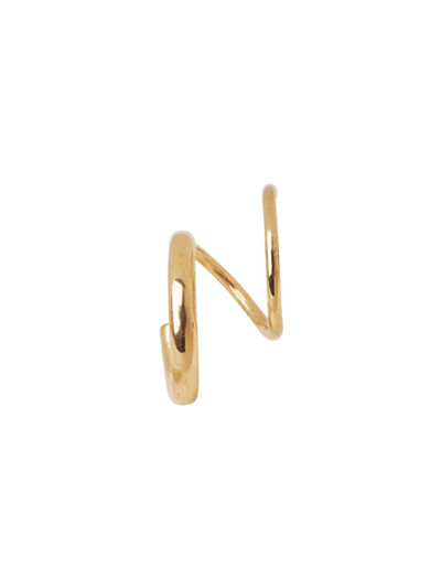 Shop Maria Black Women's Dogma Twirl 22k-gold-plated Earring