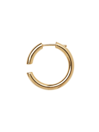 Shop Maria Black Women's Disrupted 22 22k-gold-plated Hoop Earring