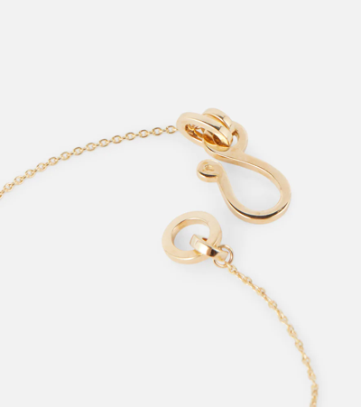 SOPHIE BILLE BRAHE LUNE PERLE 14KT GOLD NECKLACE WITH PEARLS 