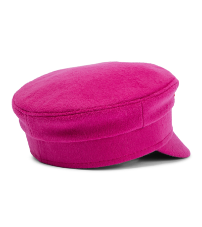 Shop Ruslan Baginskiy Wool-blend Felt Hat In Pink