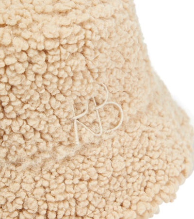 Ruslan Baginskiy Faux Fur Bucket Hat In Brown