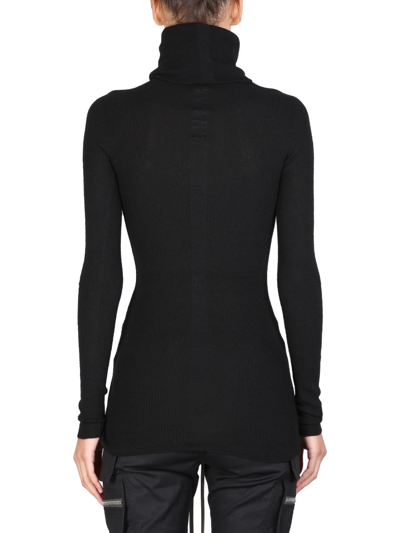 Shop Rick Owens Ribbed Sweater. In Black
