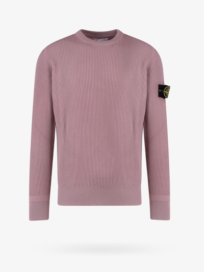 Shop Stone Island Sweater In Pink