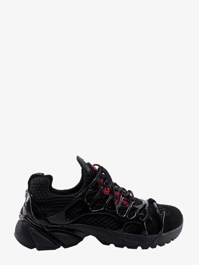 44 Label Group Panelled-design Low-top Sneakers In Black