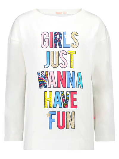 Shop Billieblush Kids Long-sleeve For Girls In White