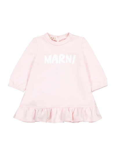Shop Marni Kids Rosa Vestito Per Bambini In Pink