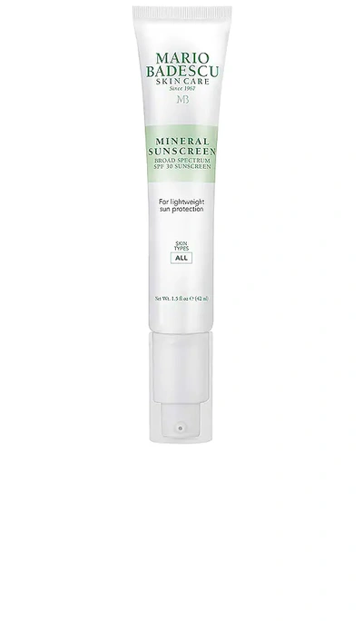 Shop Mario Badescu Mineral Sunscreen In N,a