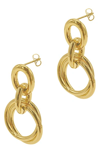 Shop Adornia Water Resistant Drop Dangle Earrings In Yellow