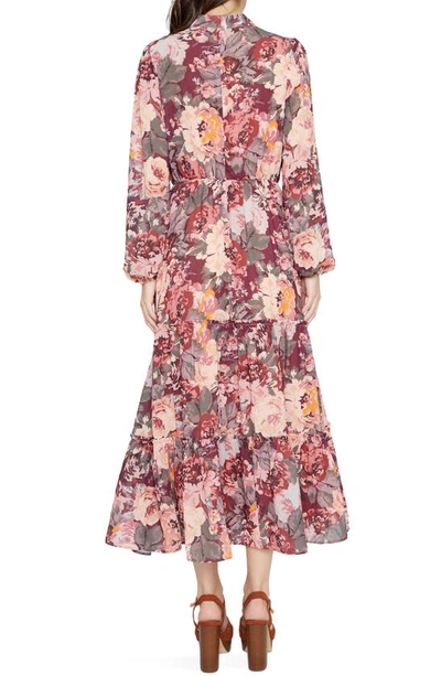 Shop Lost + Wander Romantic Garden Long Sleeve Maxi Dress In Red Multi Floral