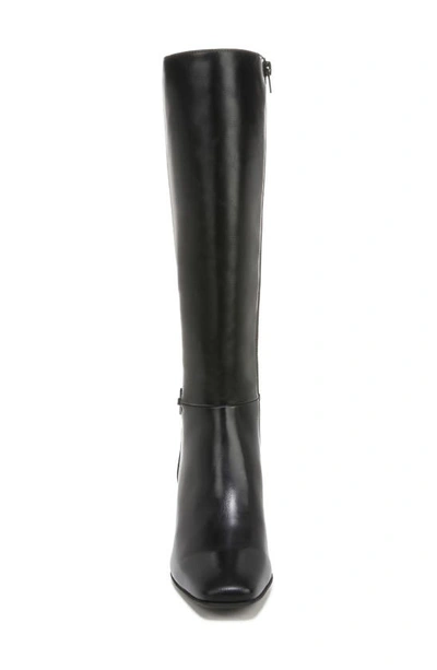 Shop Naturalizer Waylon Tall Boot In Black Textured Synthetic