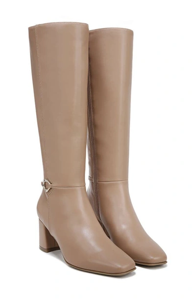 Shop Naturalizer Waylon Tall Boot In Taupe Smooth Synthetic