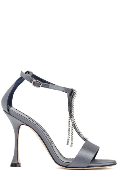 Shop Manolo Blahnik T In Grey