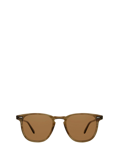 Shop Garrett Leight Brooks Sun Olive Tortoise Sunglasses