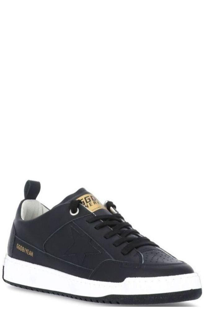 Shop Golden Goose Yeah Lace-up Sneakers In Black