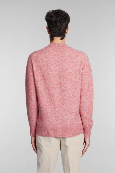Shop Ballantyne Knitwear In Rose-pink Wool
