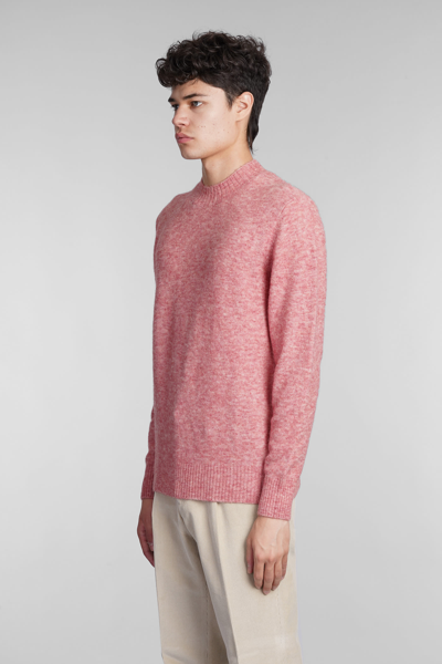 Shop Ballantyne Knitwear In Rose-pink Wool