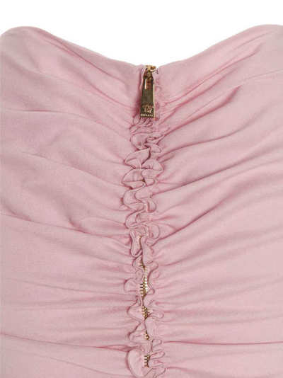 Shop Versace Medusa Top In Pink