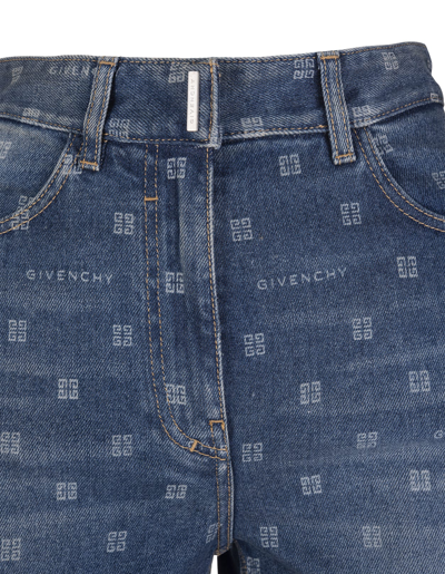 Shop Givenchy Woman Slim Fit Jeans In Blue  4g Denim
