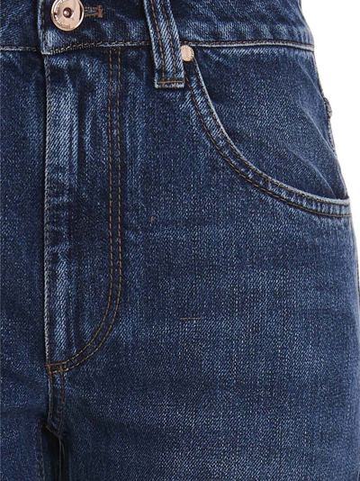 Shop Brunello Cucinelli Five-pocket Jeans In Blue